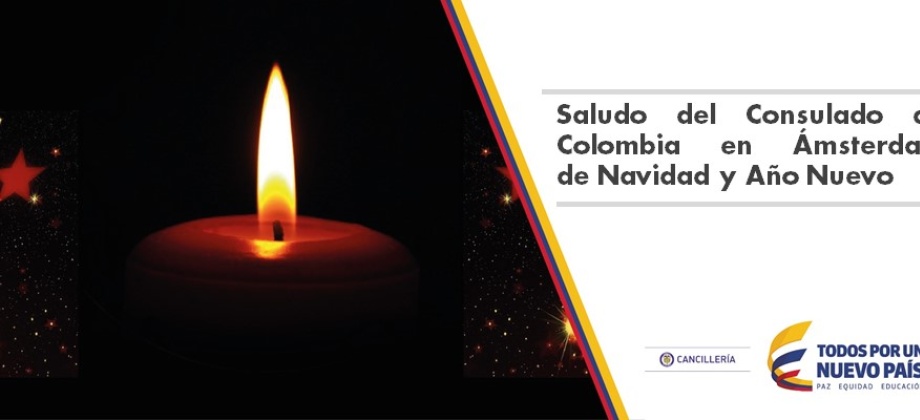 Saludo del Consulado en Ámsterdam de Navidad y Año Nuevo